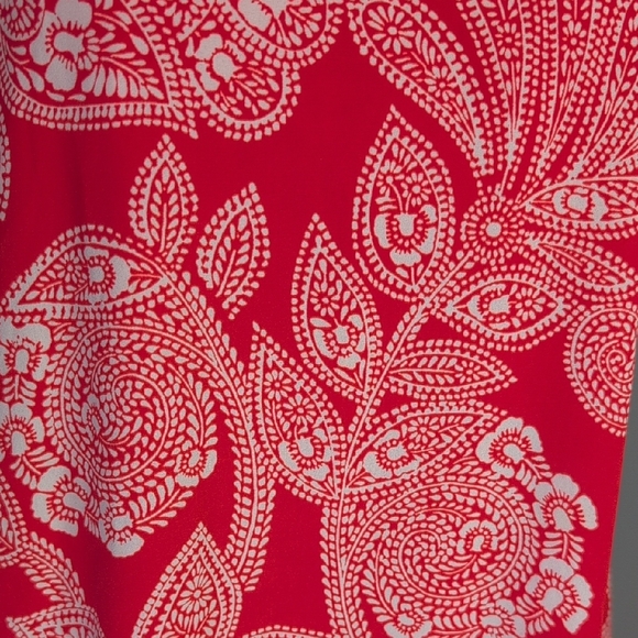 Show Me Your MuMu Katy Orange-Red Print Halter Dress Size S - Picture 7 of 12